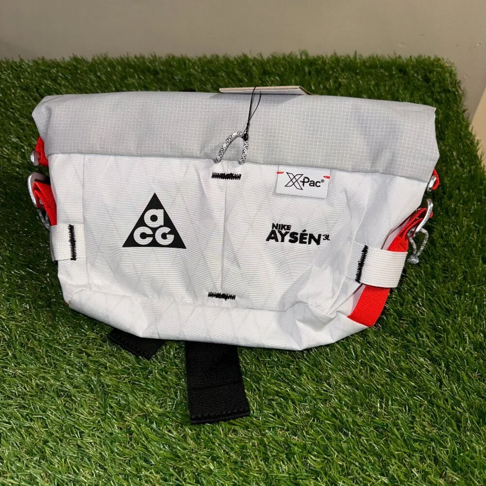 Nike ACG Aysen Fanny Pack Bag 3L White Black Red Photon Dust Grey DV4051-100